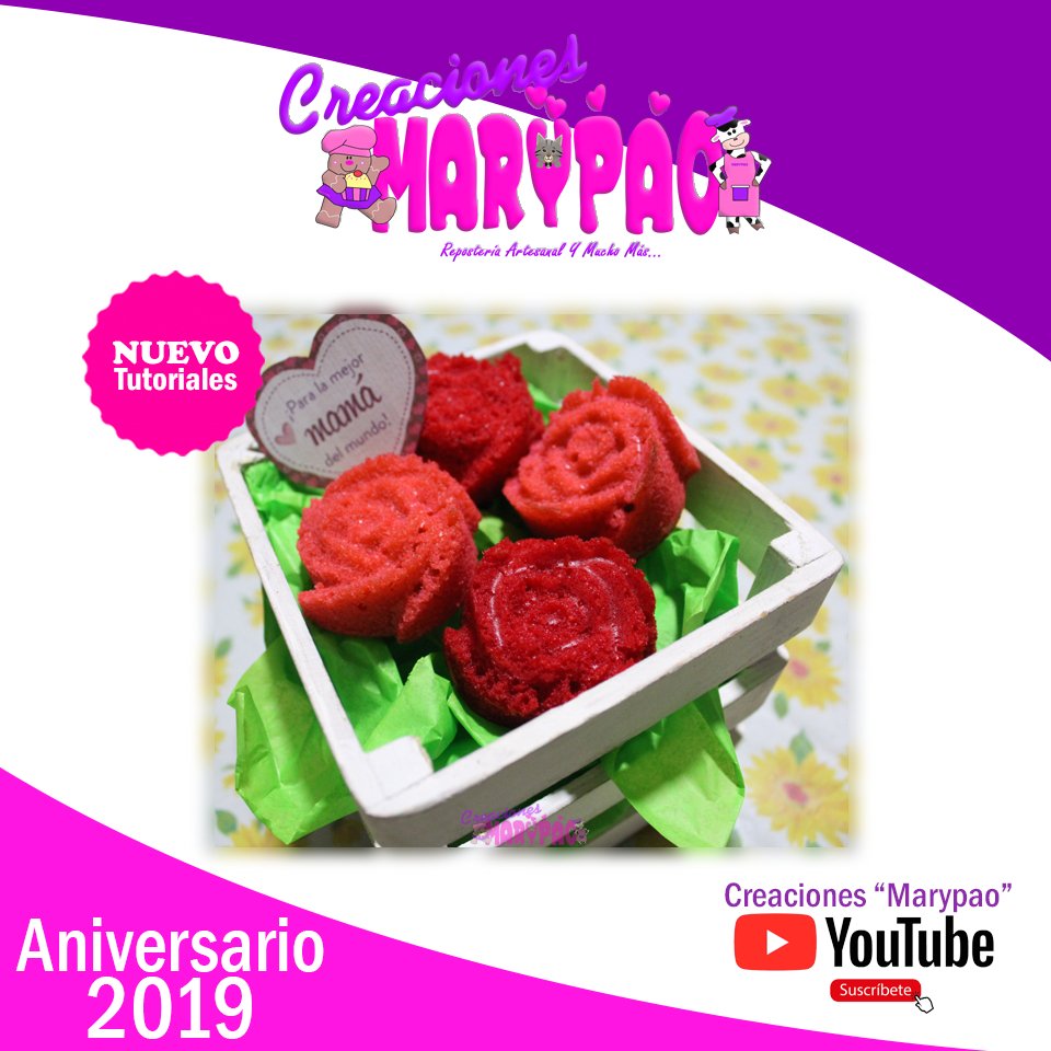 Tutorial 1 - Pastelitos en forma de rosas – Creaciones Marypao