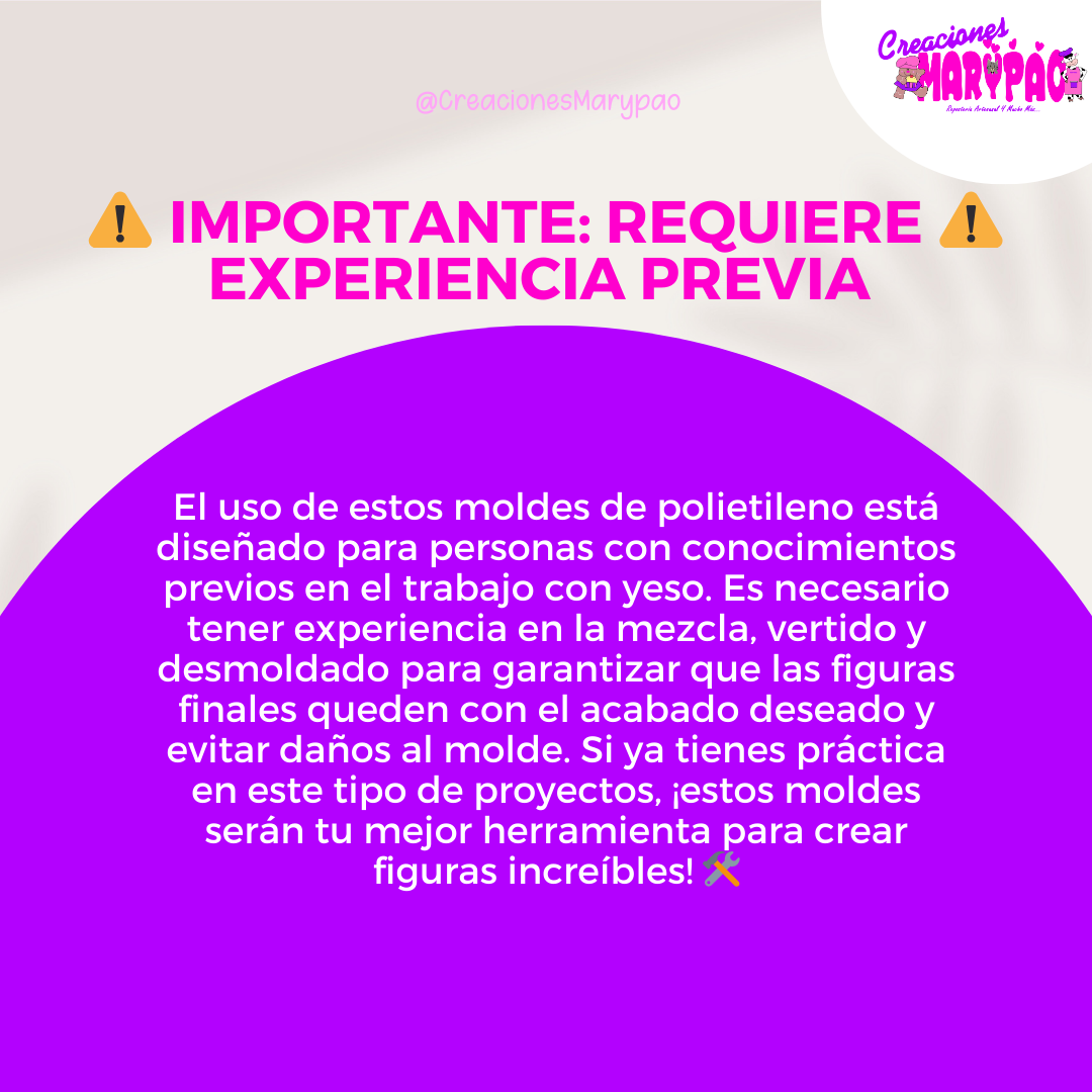 Molde Para Alcancía de Yeso Guerreras K-Pop Rumi💜