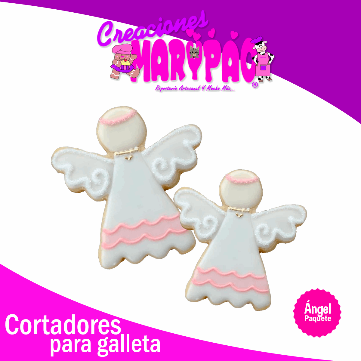 Cortadores Ángel Para Galletas