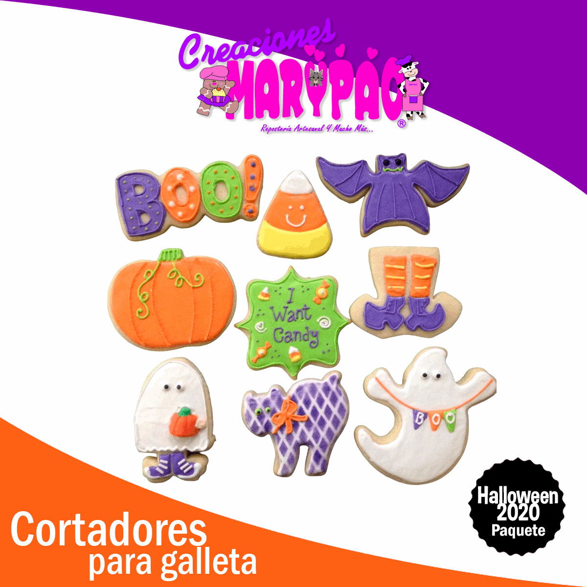 Cortadores Para Galletas Decoradas Halloween 2020