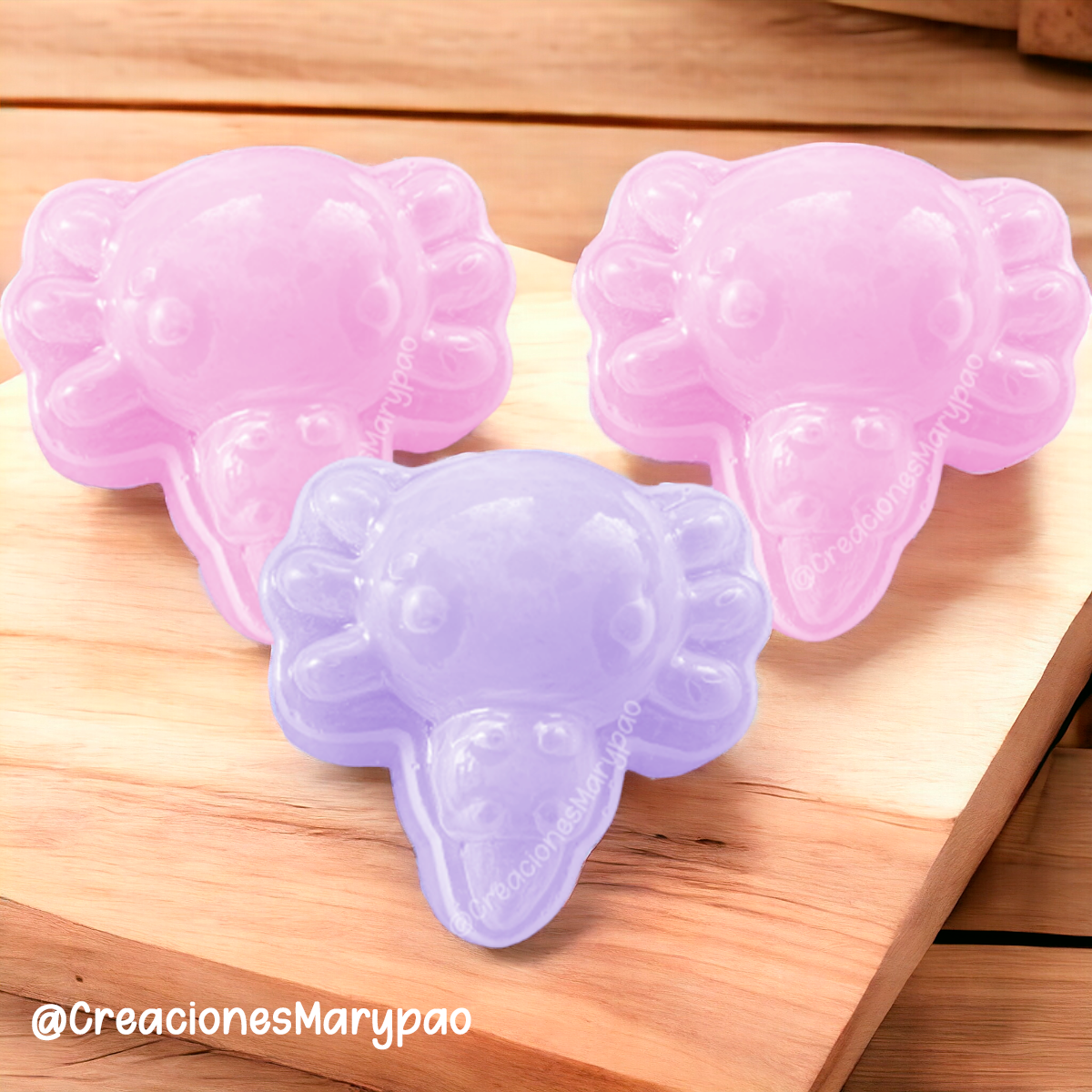 Molde Ajolotito Mexicano Gelatinas Gomitas