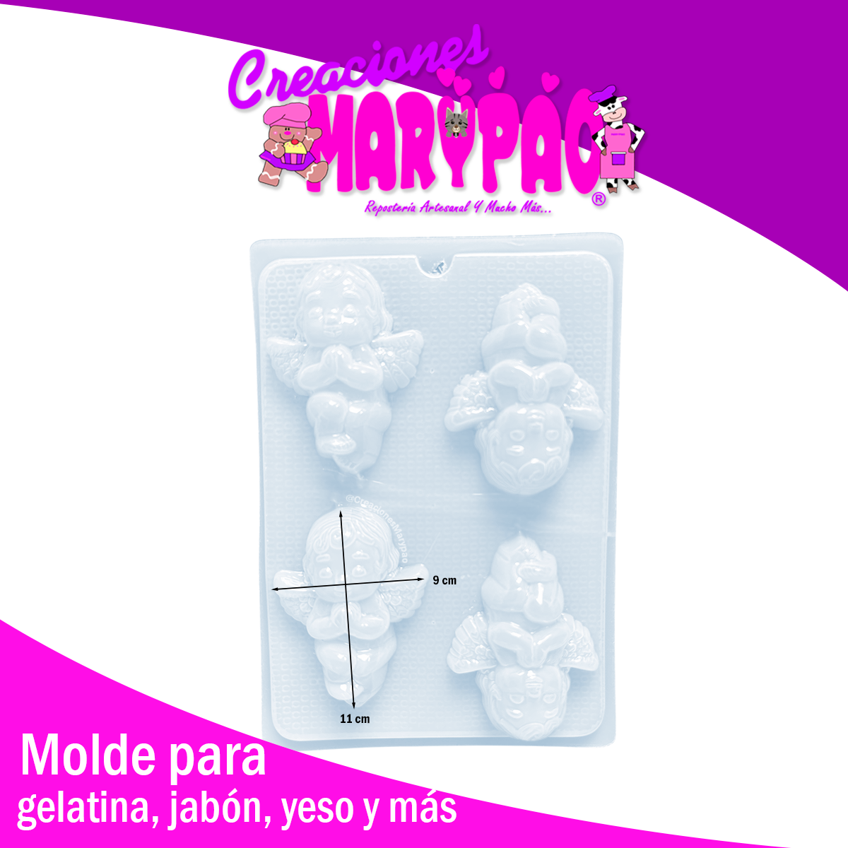 Molde Angelito Querubín 😇Bautizo Comunión