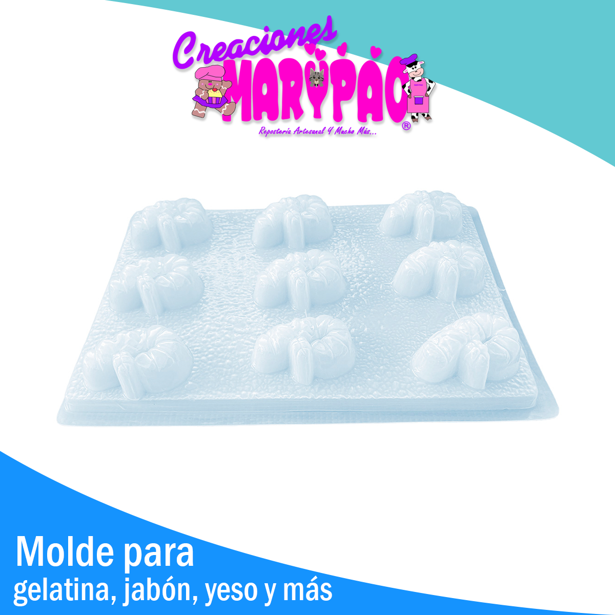Molde Bastón Navidad Velas Jabones Gelatinas Yeso