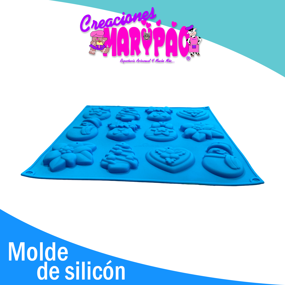 Molde De Silicon Navidad Esferas