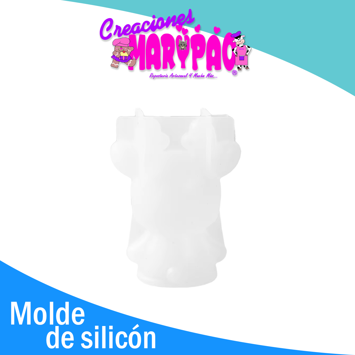 Molde De Silicón Reno 3D 6cm