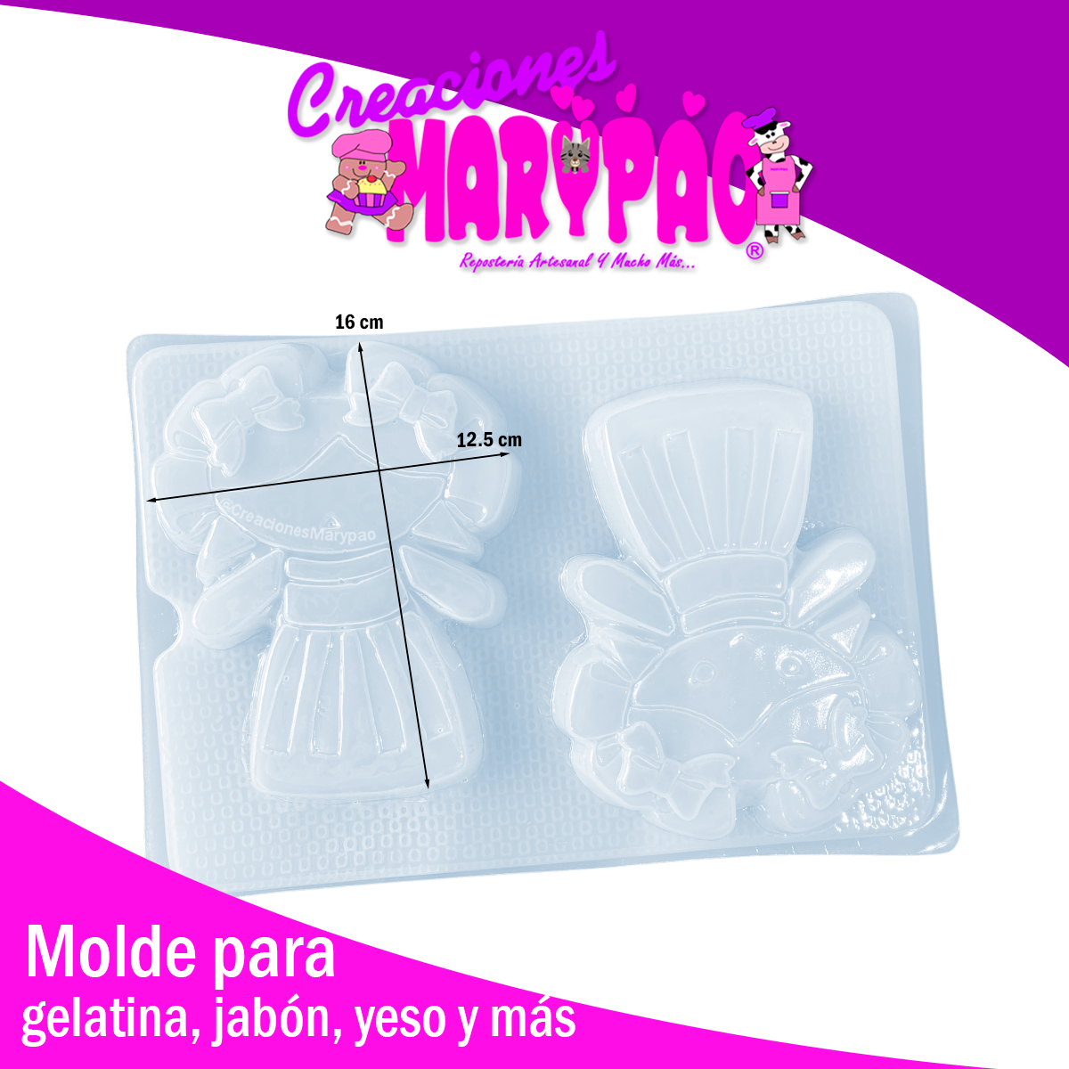 Molde Muñecas Lele Marías Tradicionales🎀