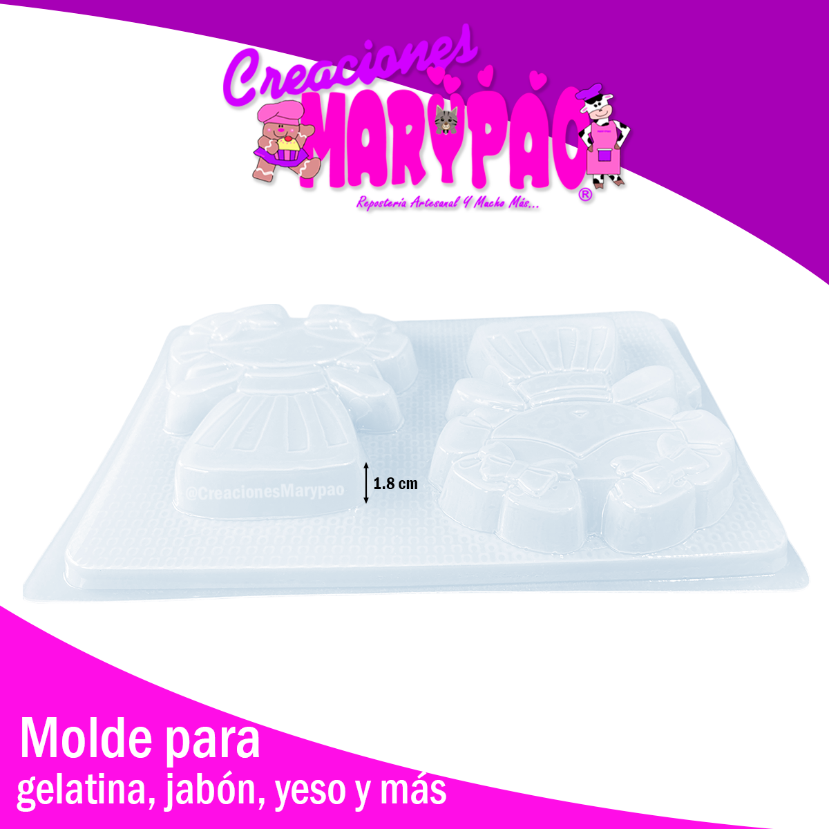 Molde Muñecas Lele Marías Tradicionales🎀