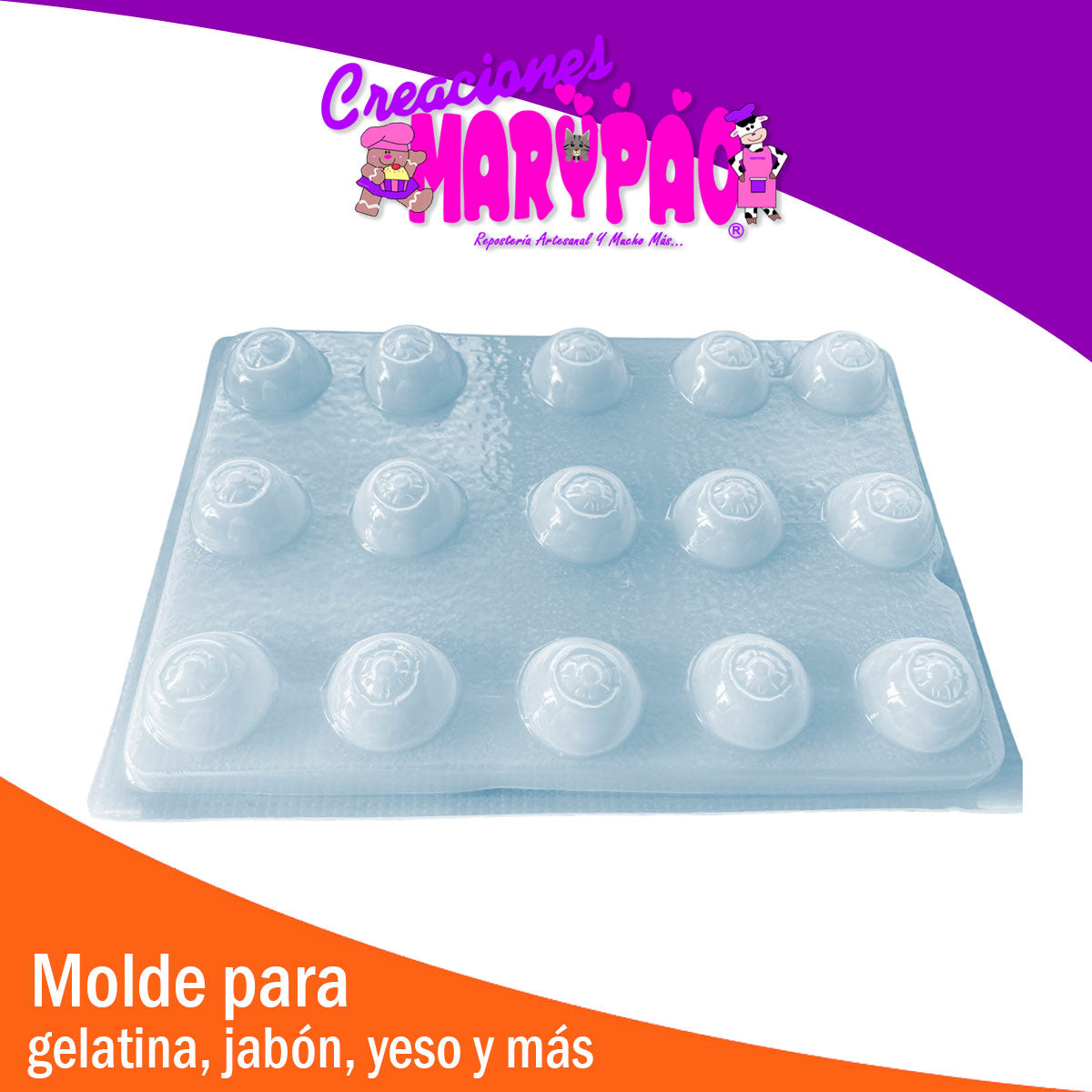 Molde Ojos Gelatinas Jabones Halloween Día De Muertos
