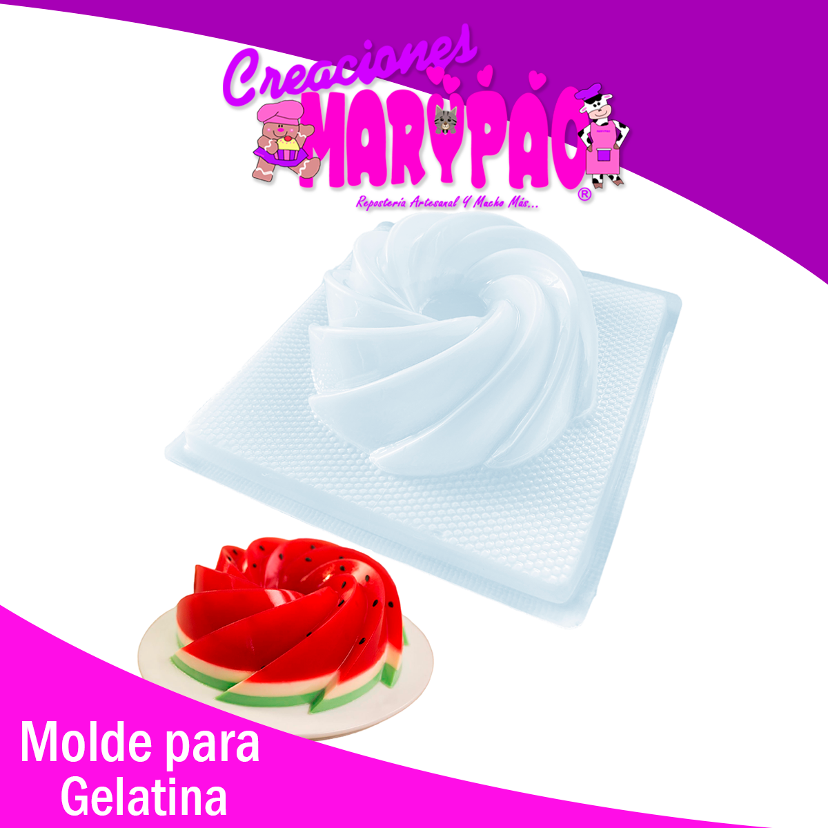 Molde Para Gelatina Rehilete Mod. 10