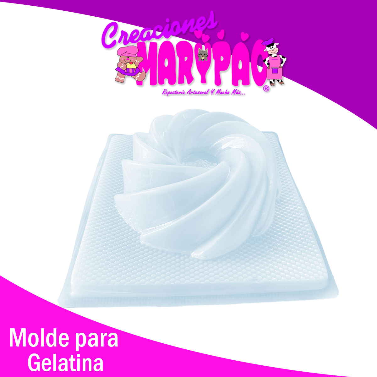 Molde Para Gelatina Rehilete Mod. 10
