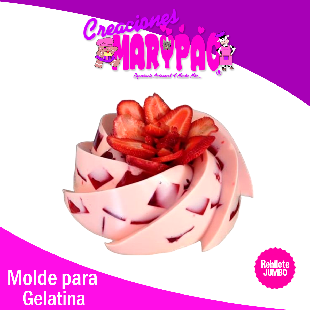 Molde Para Gelatina Rehilete Mod 10 Jumbo 3.5L