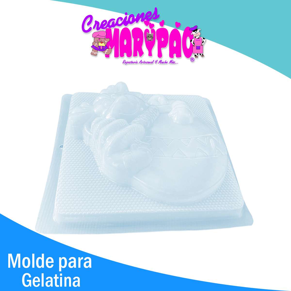 Molde Para Gelatinas Reno Navidad