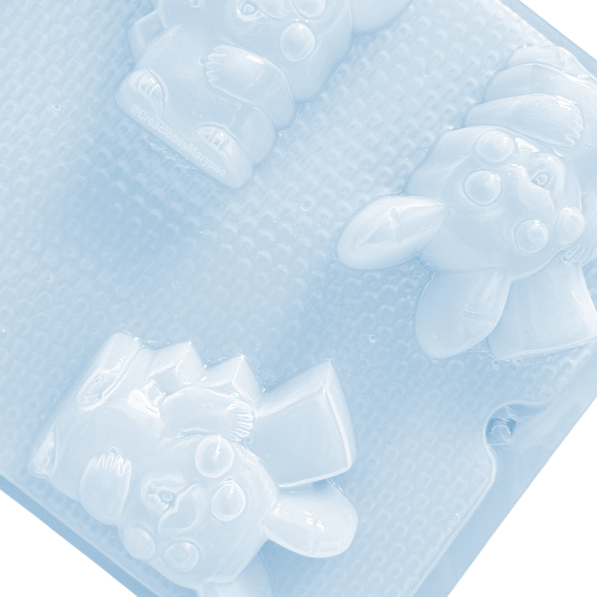 Molde Pikachu Pokémon Gelatinas Jabones Figuras de Yeso