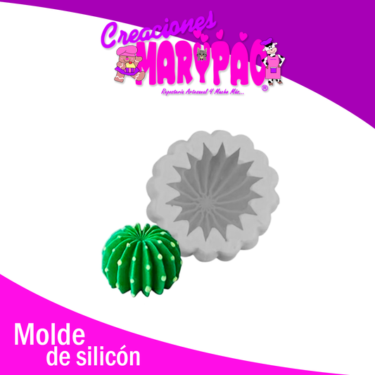 Molde de Silicón Suculenta Mod3