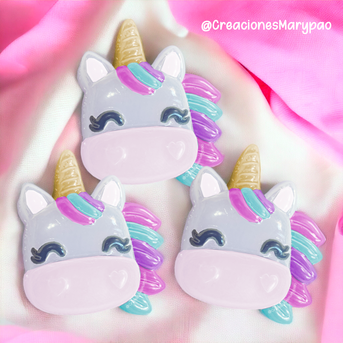 Molde Unicornio Cara Jabón Gelatina Gomita