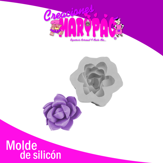 Molde de Silicón Suculenta Mod2