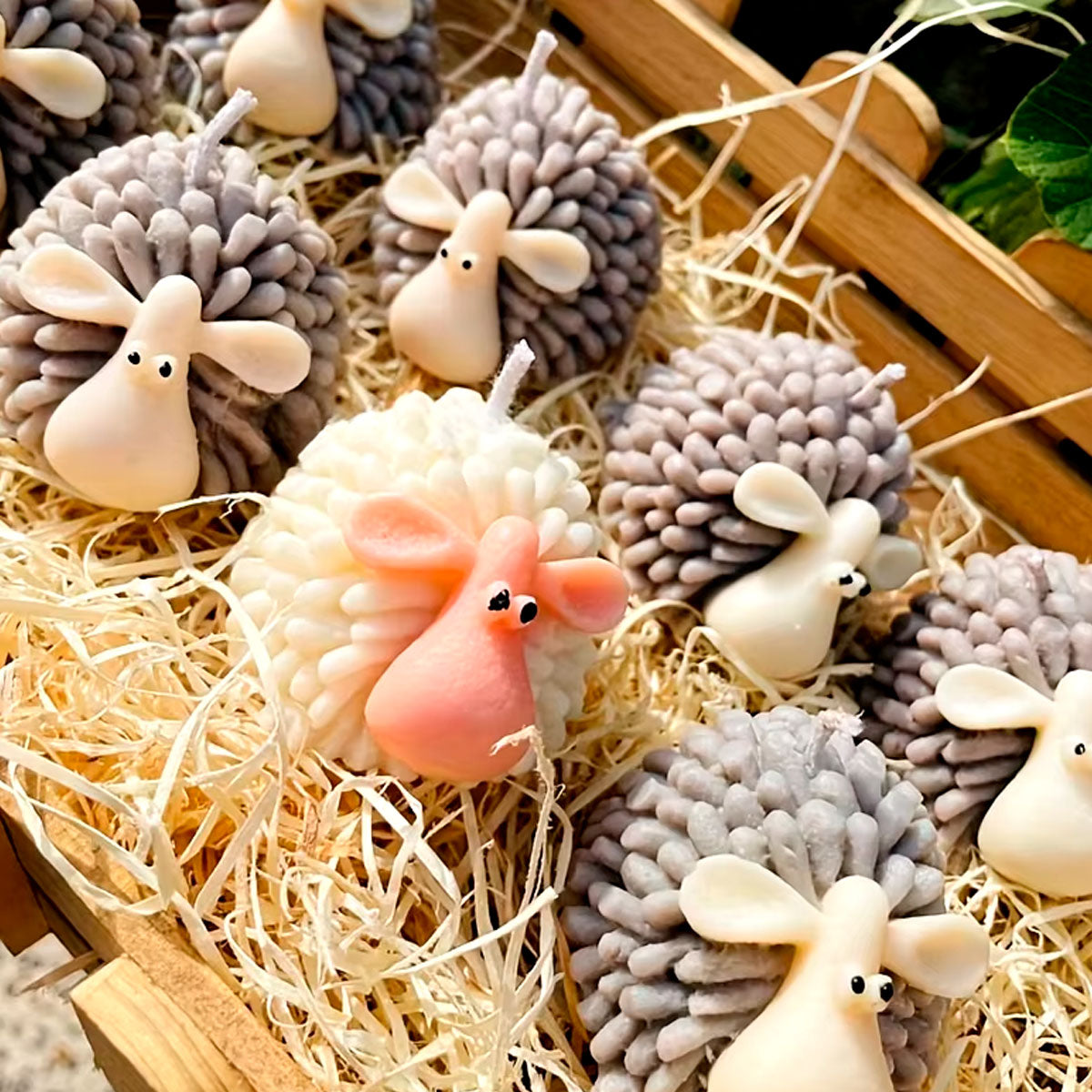 🐑Molde De Silicón Borrego Abundancia Velas Navidad🕯️