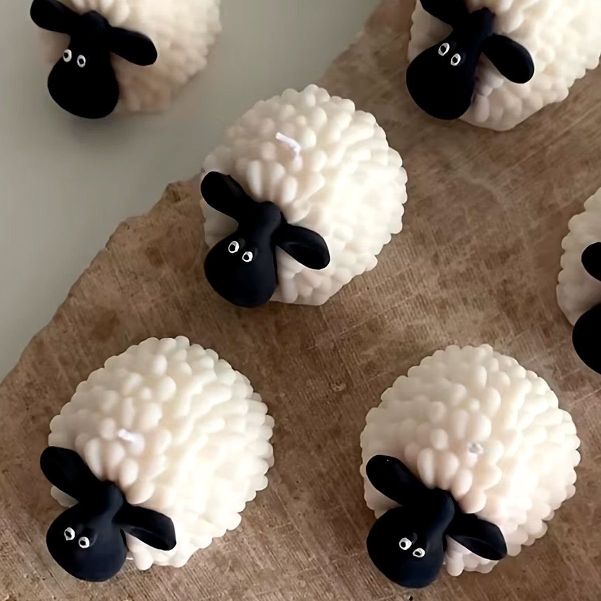 🐑Molde De Silicón Borrego Abundancia Velas Navidad🕯️