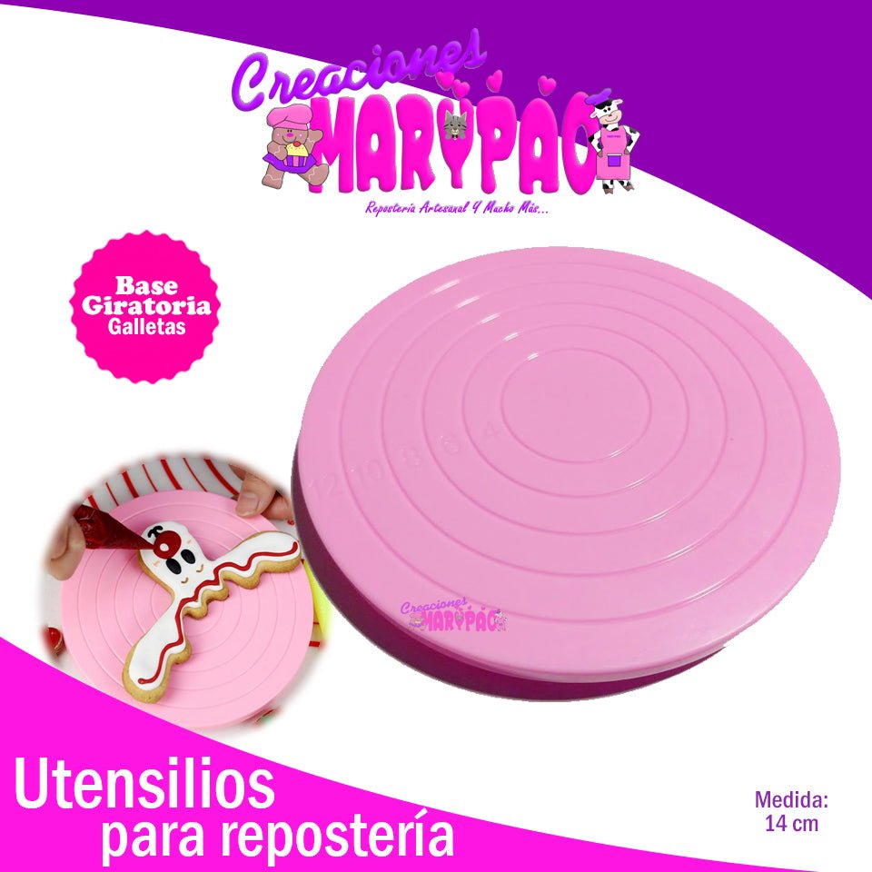 Base Giratoria Para Decorar Galletas - Creaciones Marypao