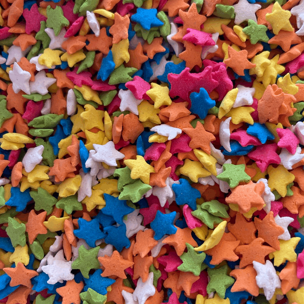 Confeti Comestible Estrellas de Colores 120g