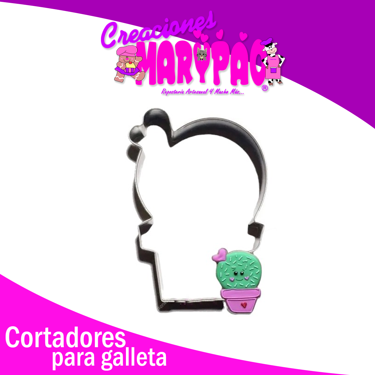 Cortador De Galleta Cactus M2