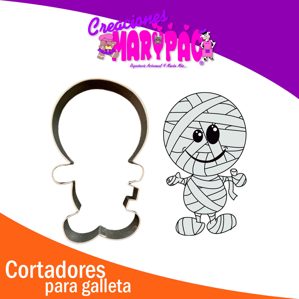 Cortador Galletas Decoradas Momia