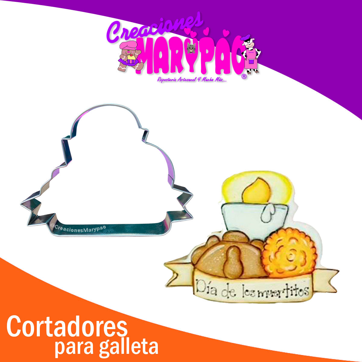Cortador Para Galletas Dia De Muertos Ofrenda 2022 Vela Pan