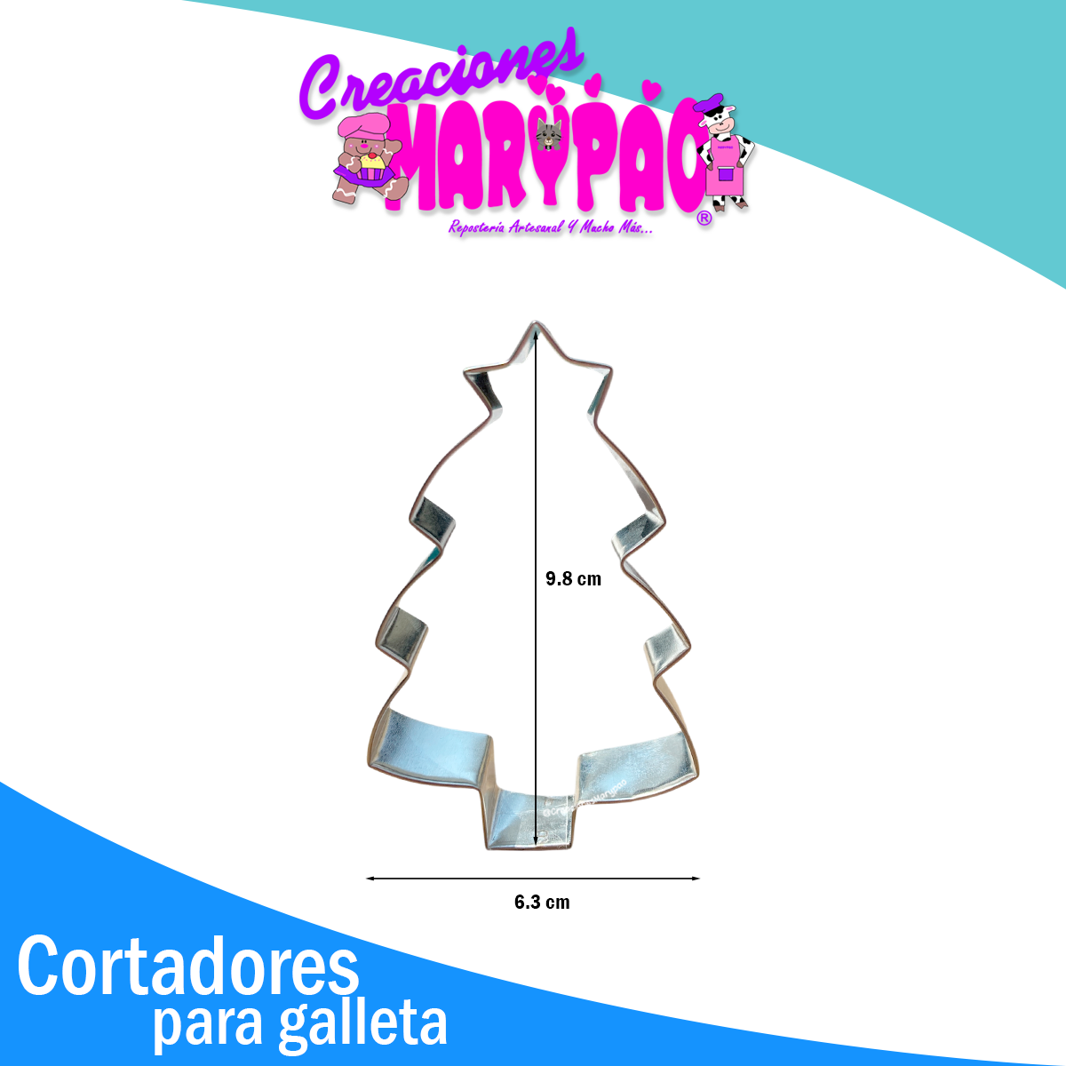 Cortadores de Galletas Árbol de Navidad Pack