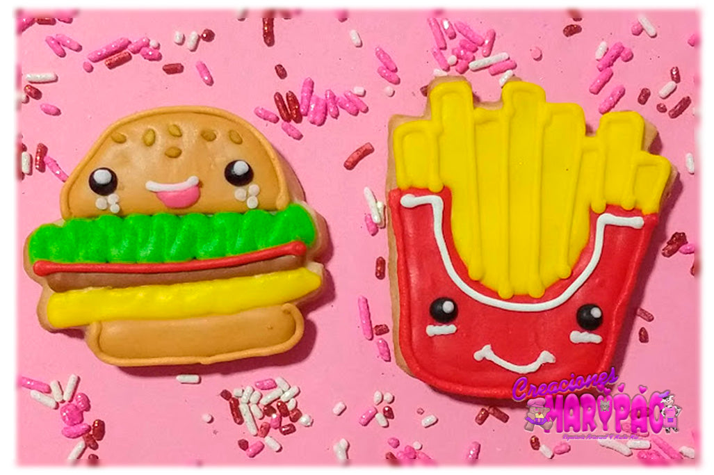 Cortador De Galleta Hamburguesa y Papas
