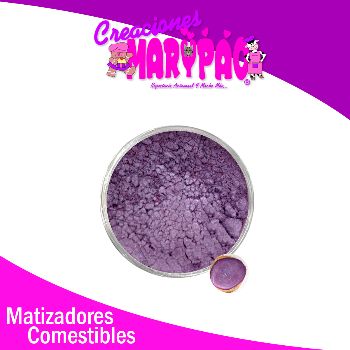 Matizadores Comestibles Violeta - Varios Tonos Disponibles