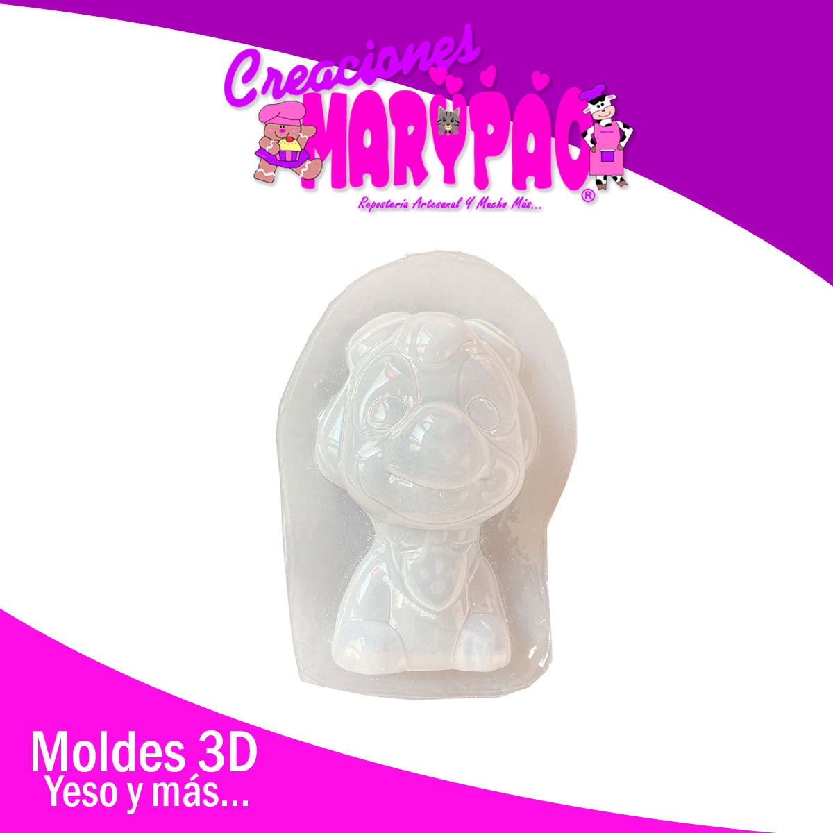 Molde Para Alcancía de Yeso Paw Patrol Skye Personajes