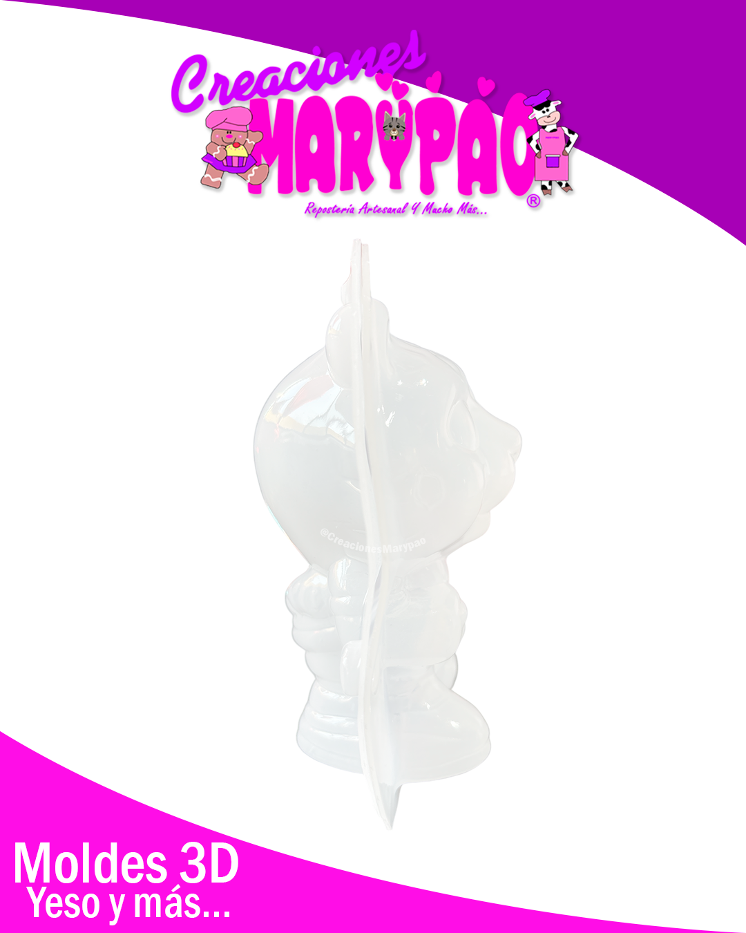 Molde Para Alcancías de Yeso Mundial 2026 Mascotas Jaguar🐆