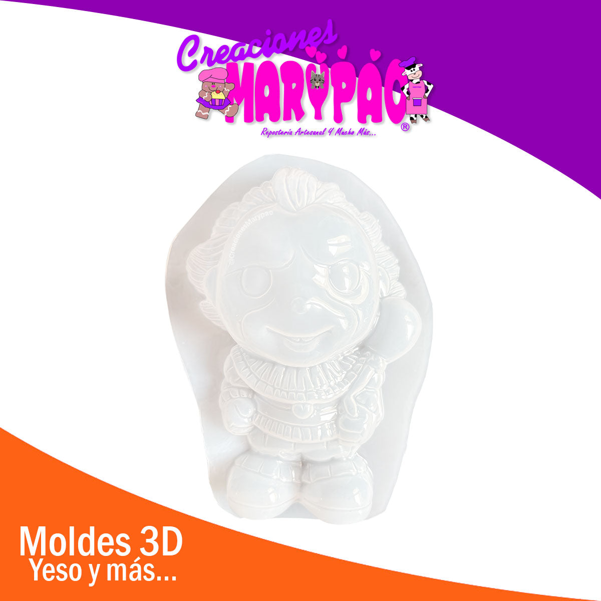 🎈 Molde para Alcancía de Yeso Pennywise Payaso Eso🤡