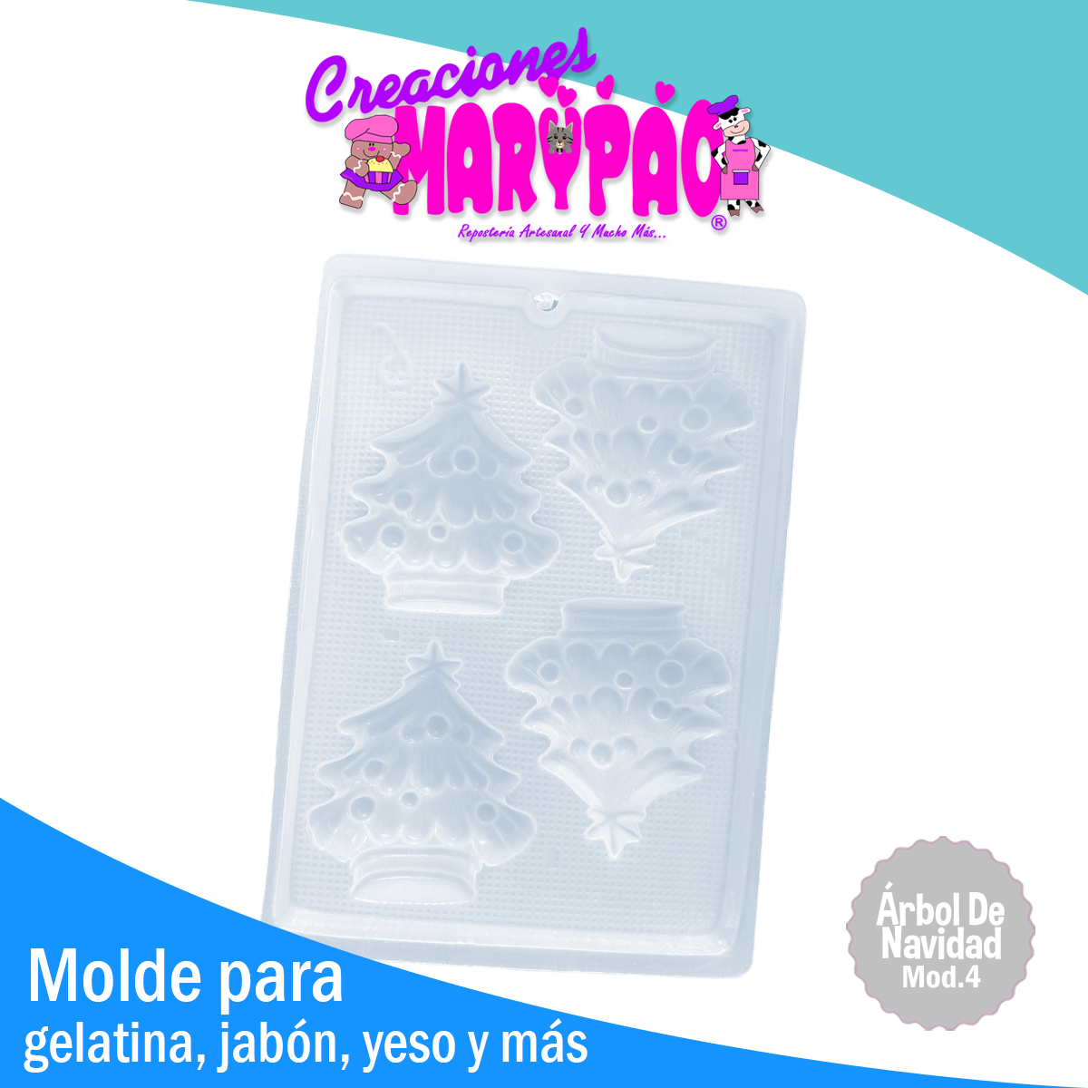 Molde Pino- Árbol De Navidad Mod.4