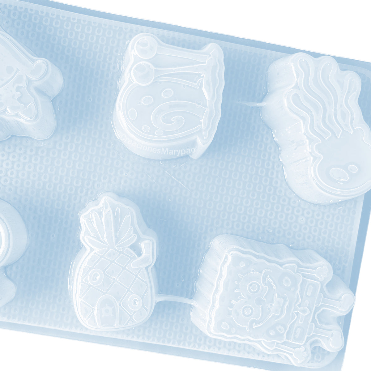 Molde Bob Esponja y Amigos Gelatinas, Yesitos y Más🍍