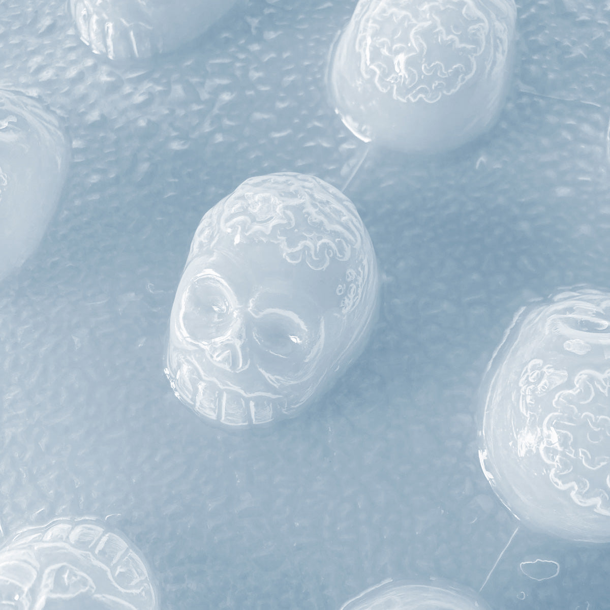Molde Calavera Dientes Mini Muertos Jabón Chocolate Yeso