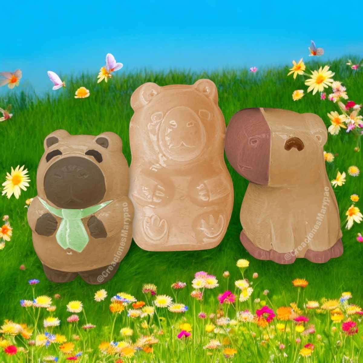 🦫✨ Molde Capibara - Surtido 3 en 1 ✨🦫