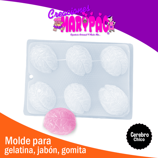 Molde Cerebro Gelatina Jabón