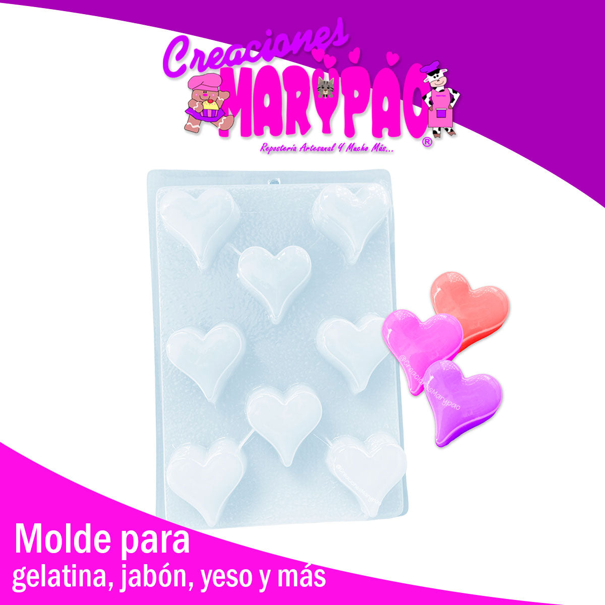 Molde Corazón Mod.3 Febrero