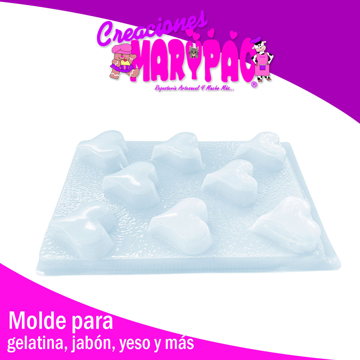 Molde Corazón Mod.3 Febrero
