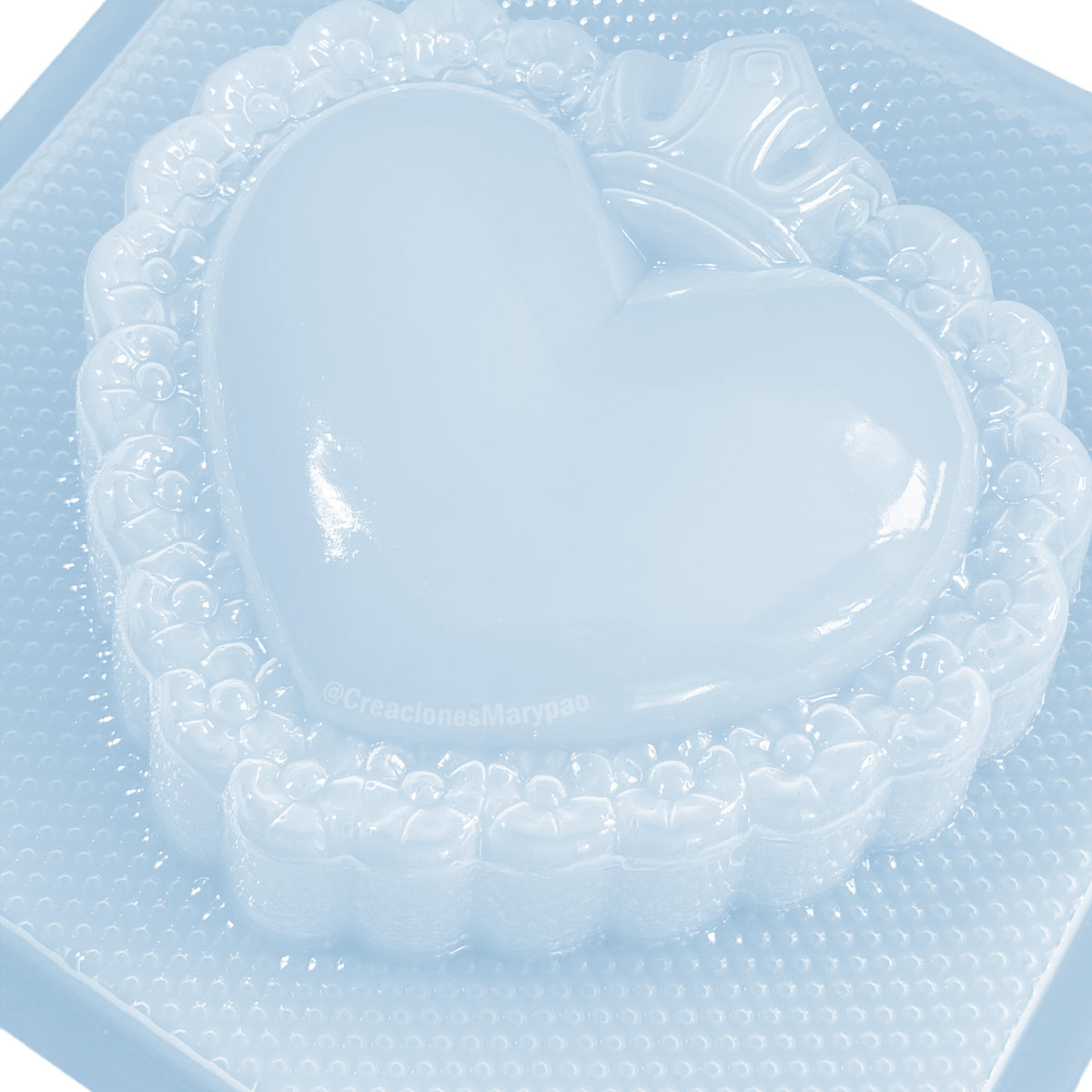 ❤️Molde Corazones Milagritos Mexicanos Diseño Grande Corona👑