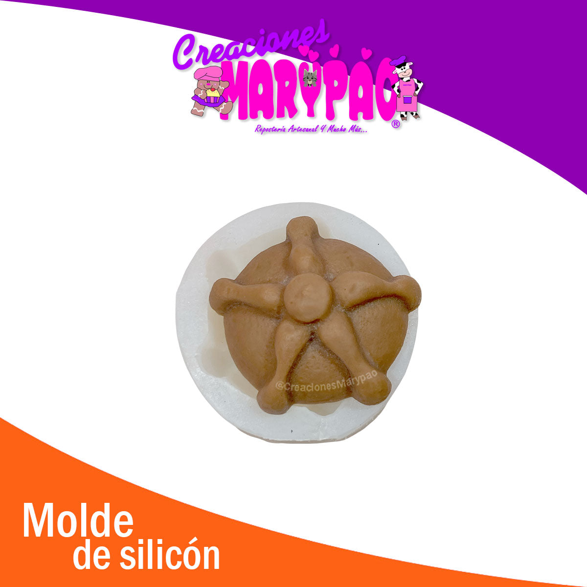 🍞🕯️ Molde de Silicón Pan de Muerto – 6.5 cm / 40 ml 🎉