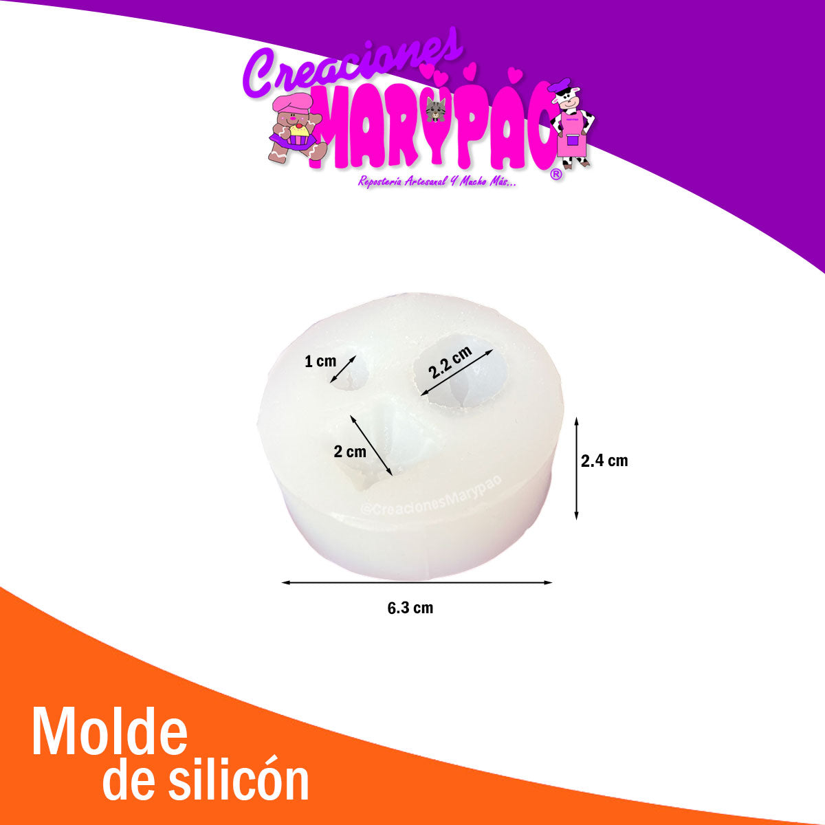 🍞🕯️ Molde de Silicón Pan de Muerto Miniaturas