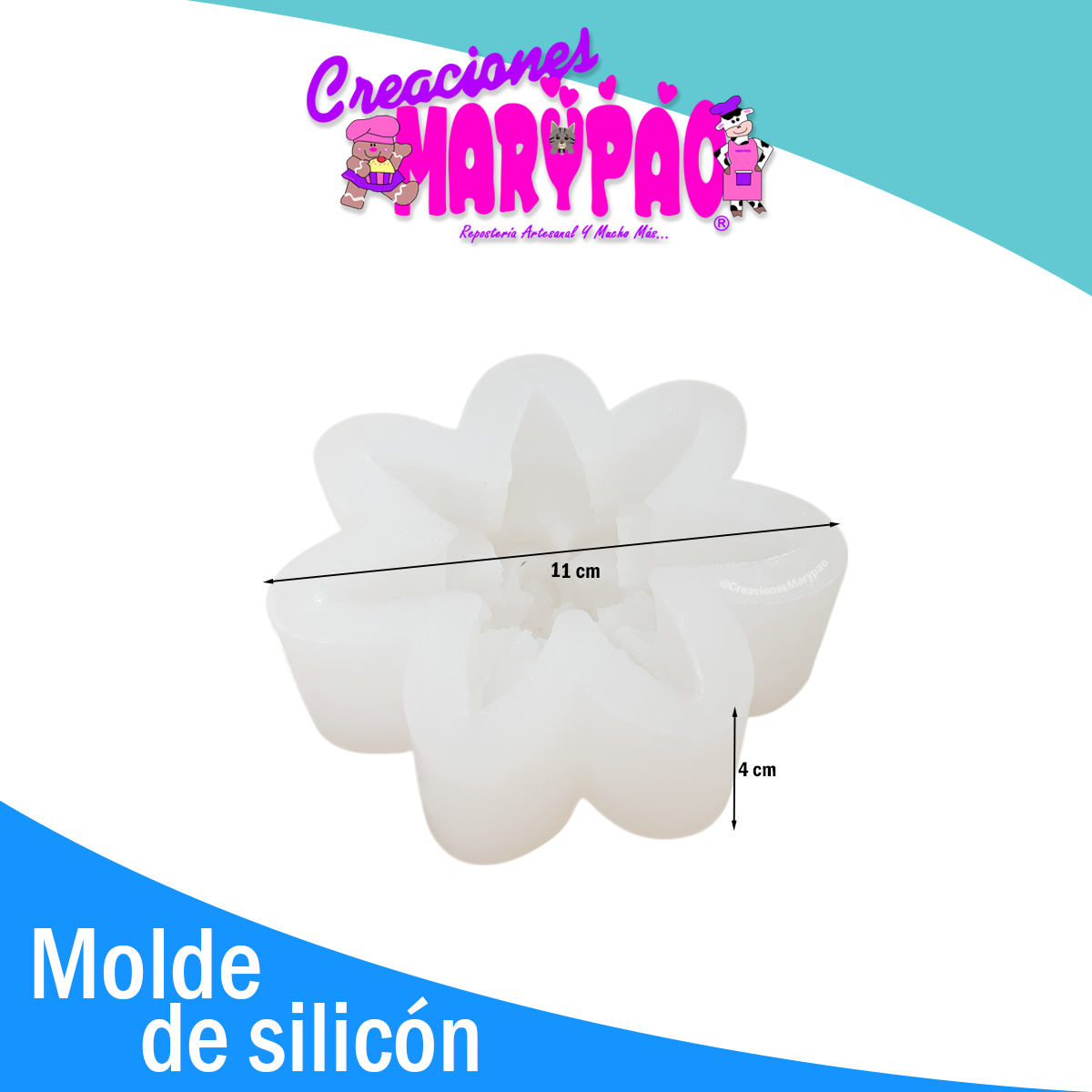 Moldes de Silicón Nochebuena Velas Navidad - Disponible en 2 Tamaños 🎄
