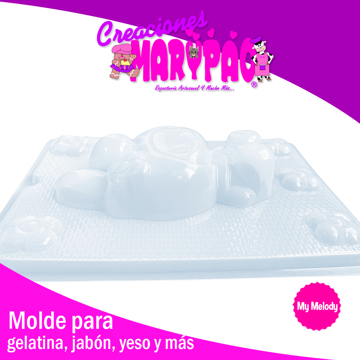 Molde My Melody Gelatinas Figuras de Yeso