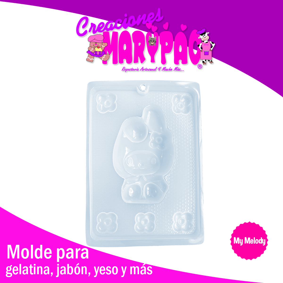 Molde My Melody Gelatinas Figuras de Yeso