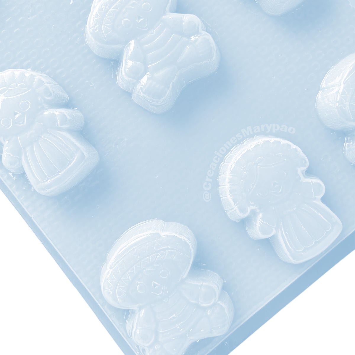 Molde Muñecas Lele y Panchito