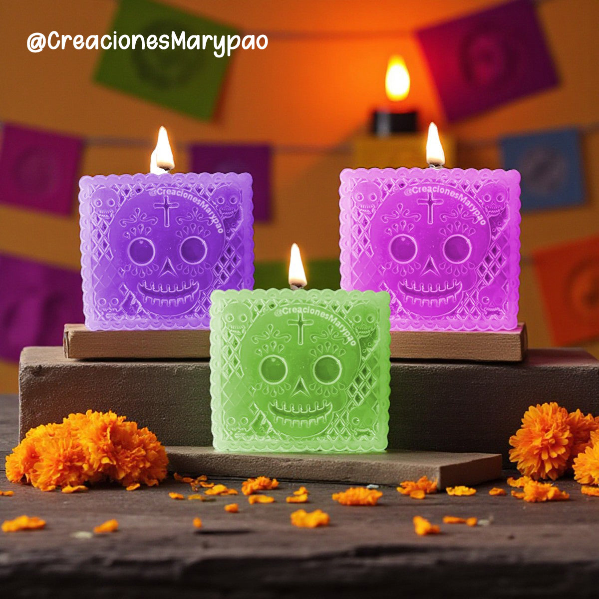 Molde Papel Picado Día De Muertos Calaverita