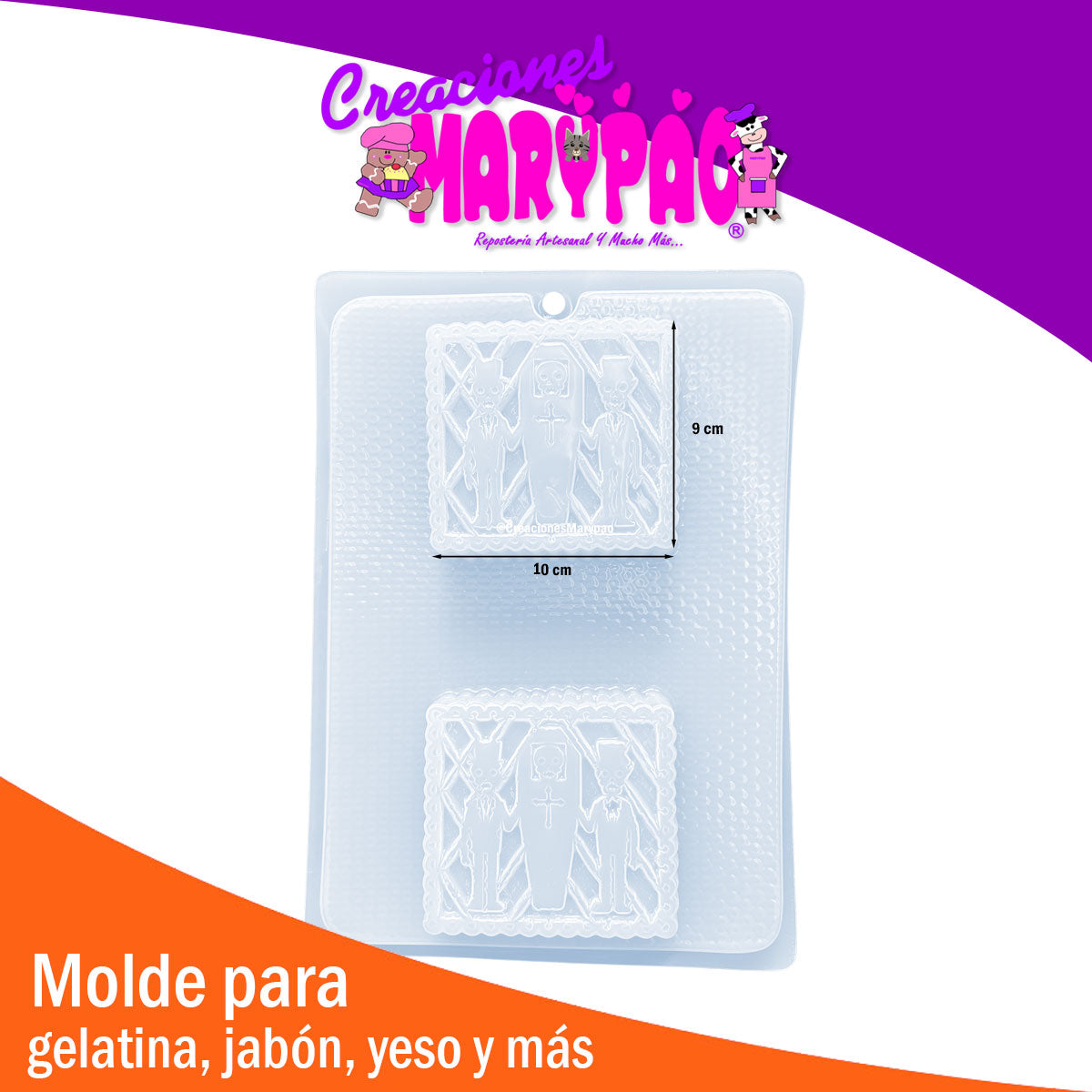 Molde Papel Picado Día De Muertos Ataúd