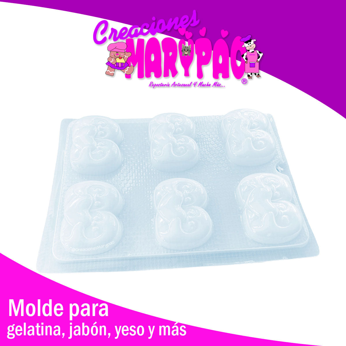 Molde Pingüinos Enamorados San Valentín - 14 de Febrero